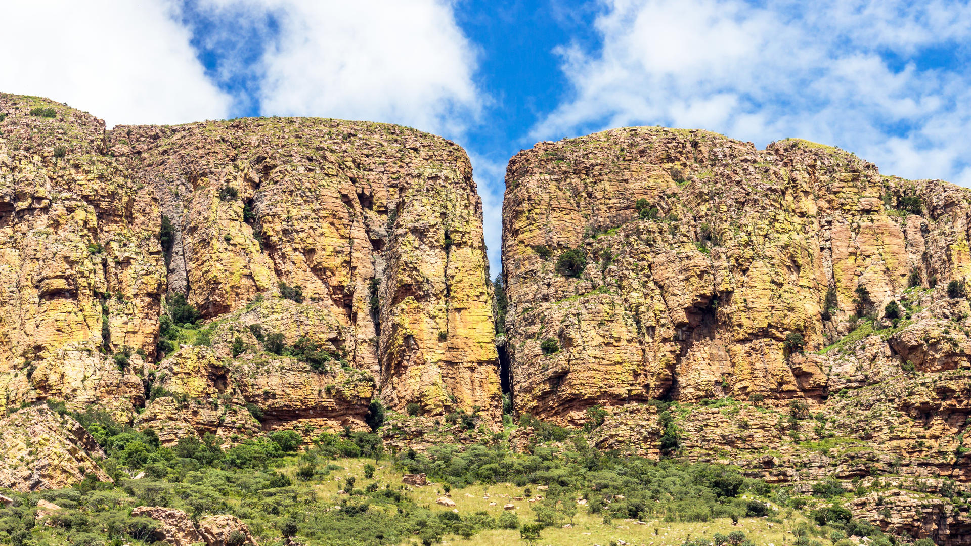 Waterberg Mountains landscape around Mabula Game Lodge, Limpopo